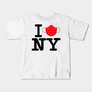 I Mask (LOVE) NY - Rock some swag, support frontline workers. Kids T-Shirt